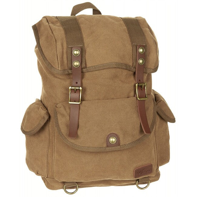 Pure Trash PT Canvas-Rucksack, braun
