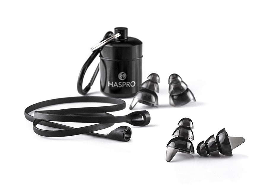 HASPRO Pure music stuple do usi, schwarz