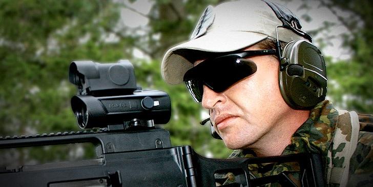 Swiss Eye® Raptor Safety taktische Schutzbrille, schwarz