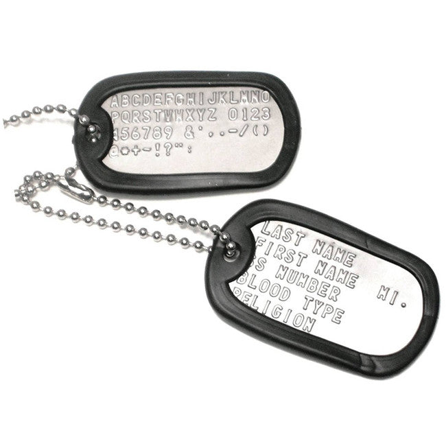 O&T Prägen von Dog Tags