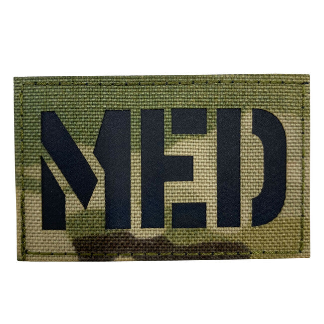 WARAGOD Multicam Aufnäher Reflektierender Stoff MED Aufnäher