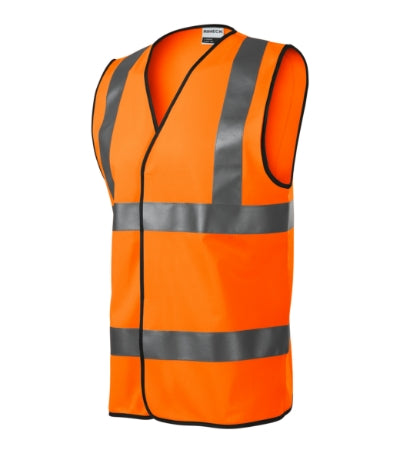 Rimeck HV Bright Warnschutzweste, Fluoreszierend Warnorange