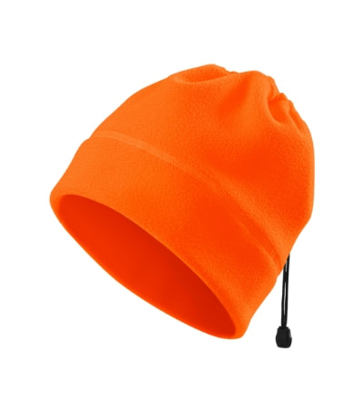 Rimeck Warn-Sicherheits-Fleece-Mütze Fluoreszierend Warnorange