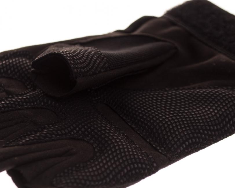 O&T Handschuhe ochranne kozene fingerlos, schwarz