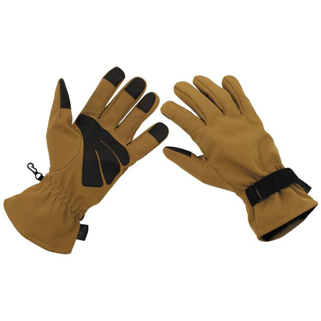 MFH Professional Softshell-handschuhe, coyote tan
