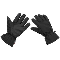 MFH Softshell-handschuhe mit 3M™ Thinsulate™ Isolierung, schwarz