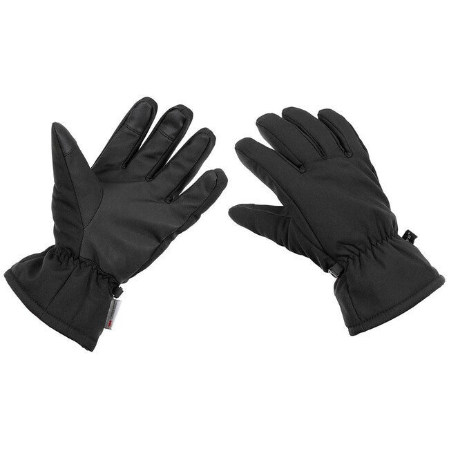 MFH Softshell-handschuhe mit 3M™ Thinsulate™ Isolierung, schwarz