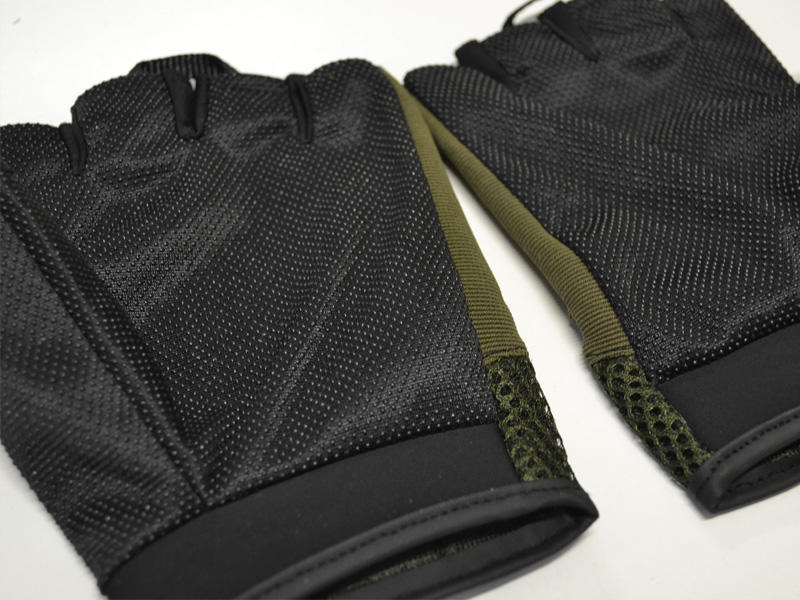 O&T Natur Fingerless Gloves, Olive