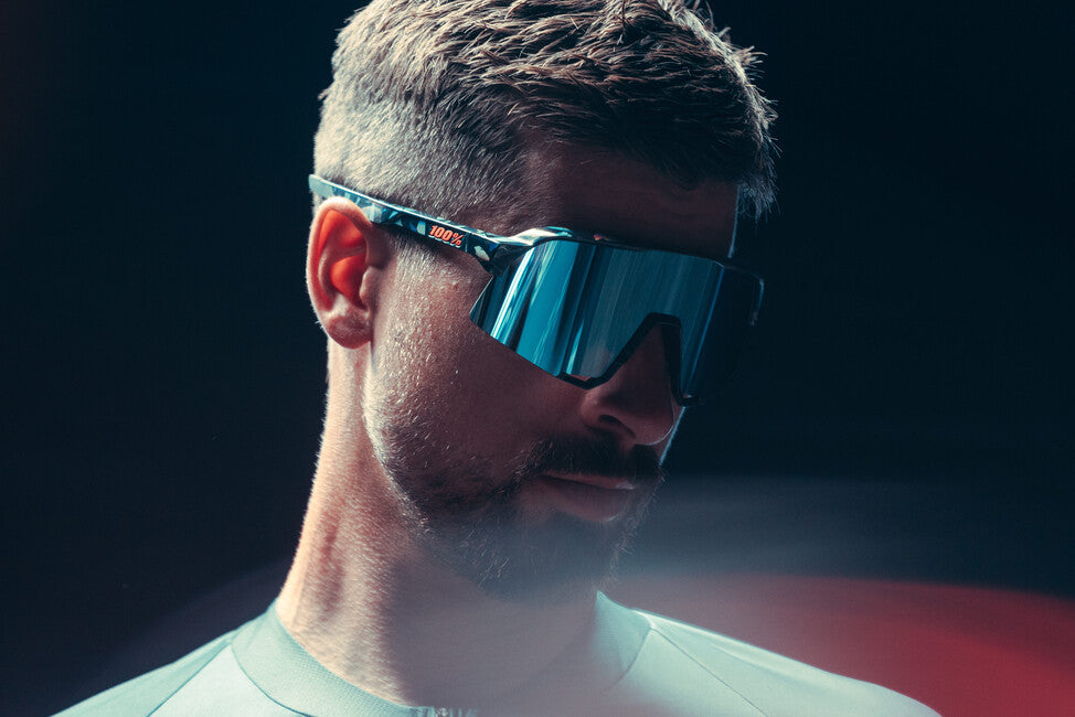100% Sonnenbrille S3, Black Holographic