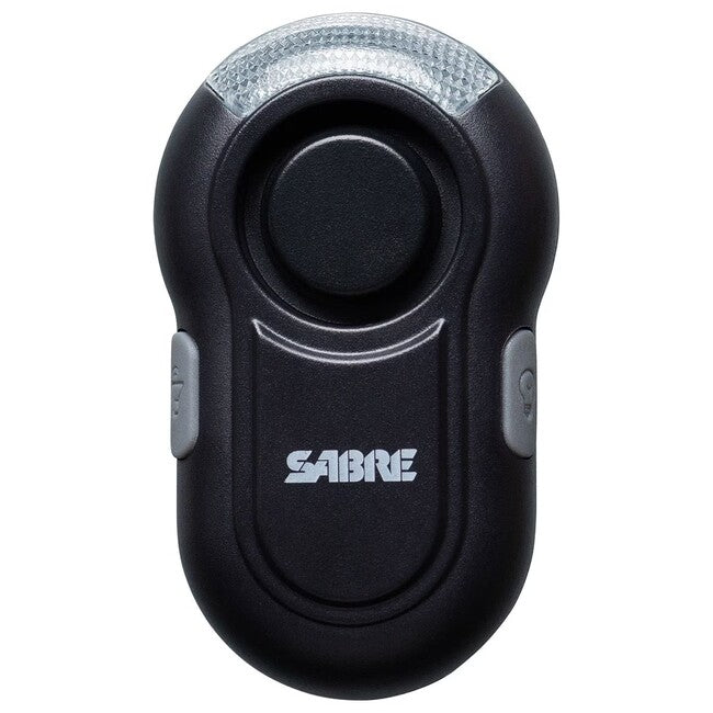 SABRE RED Clip-On LED-Personenalarm, 120 dB, schwarz