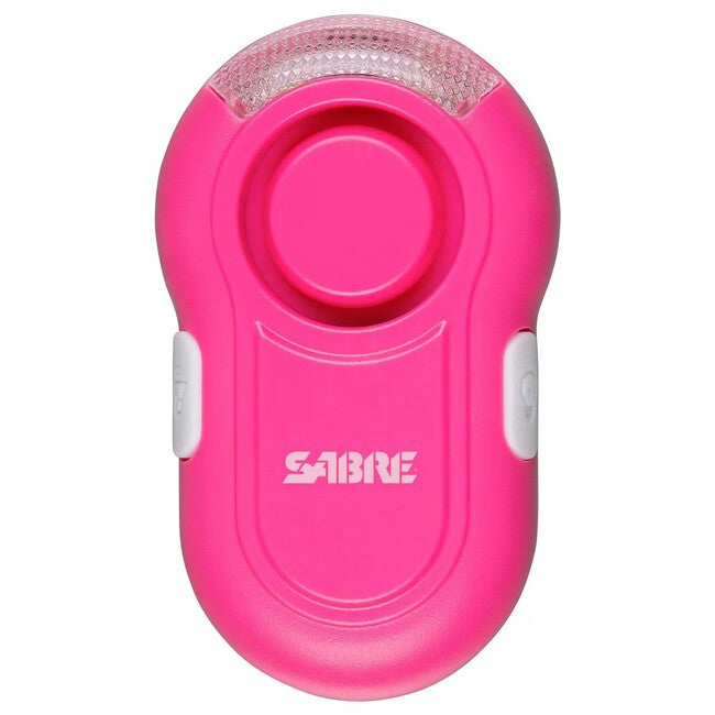 SABRE RED Clip-On LED-Personenalarm, 120 dB, rosa