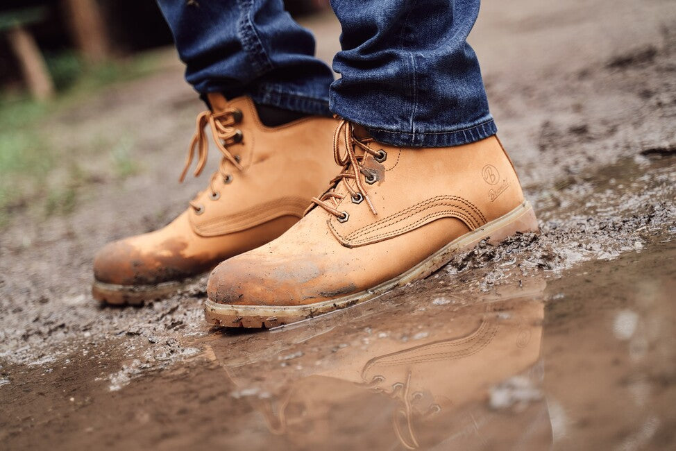 Brandit Kenyon leatherboot shoes, Khaki