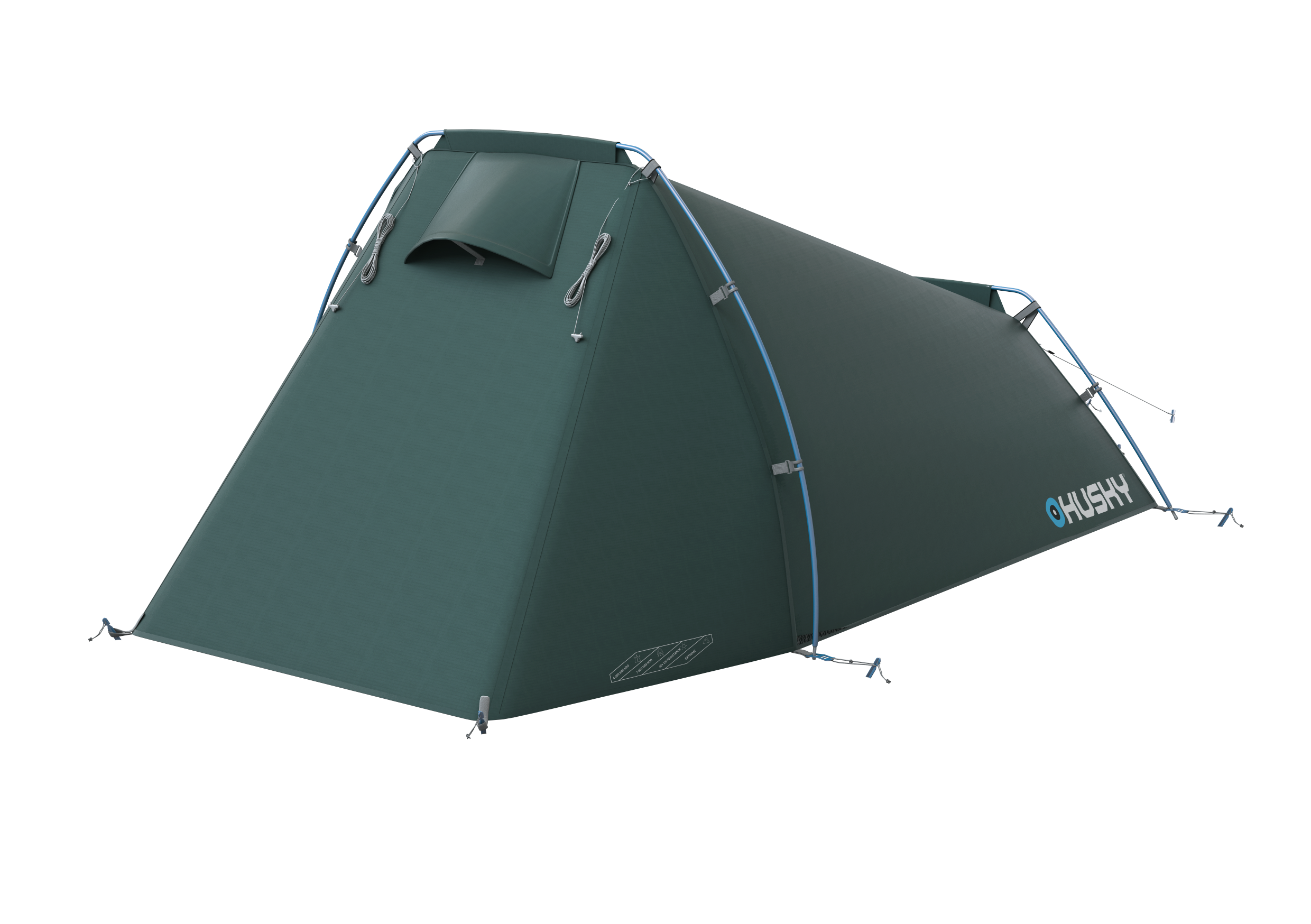 Husky Sawaj 1 ultraľahký stan pre 1 osobu, dark green