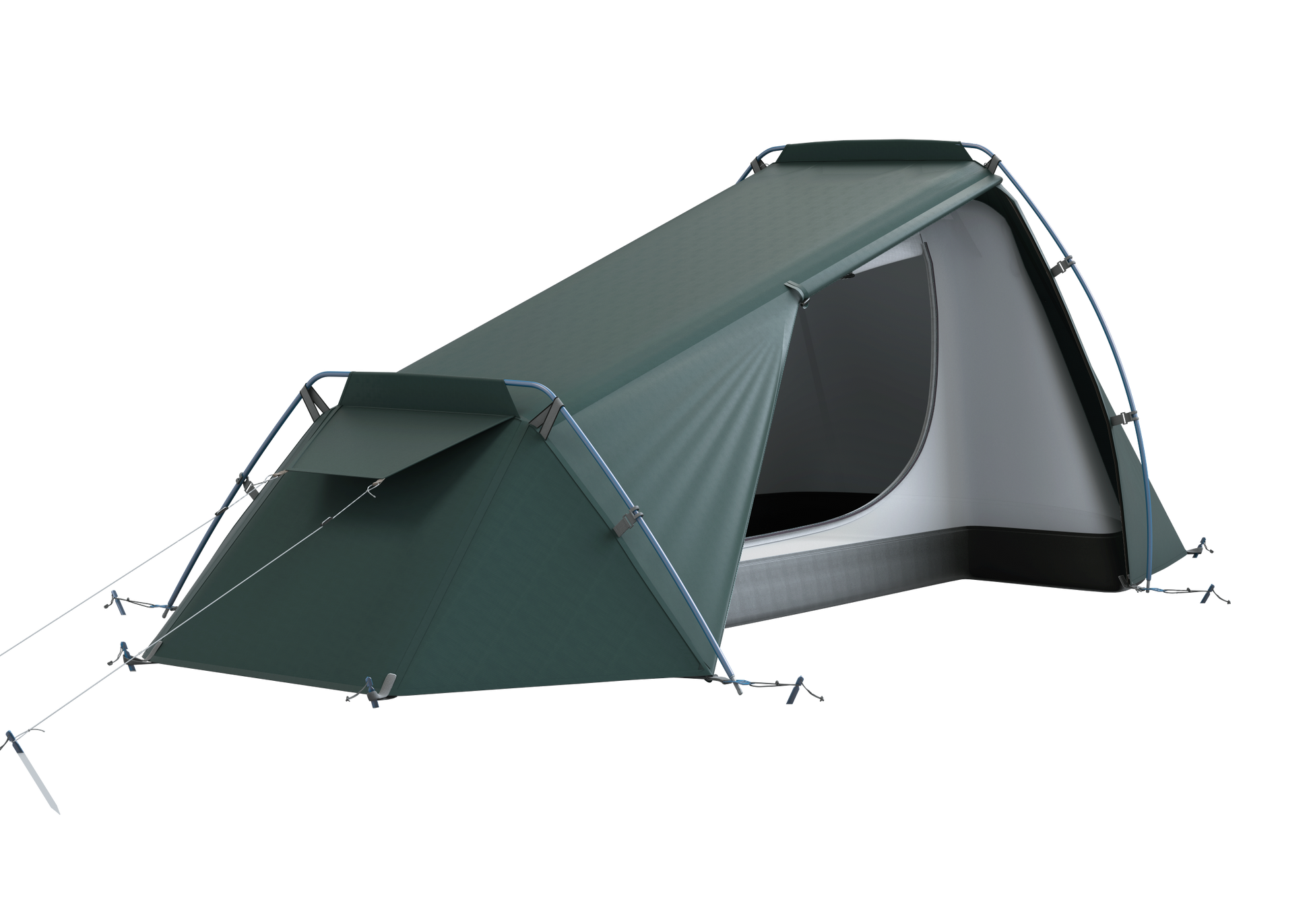 Husky Sawaj 1 ultraľahký stan pre 1 osobu, dark green