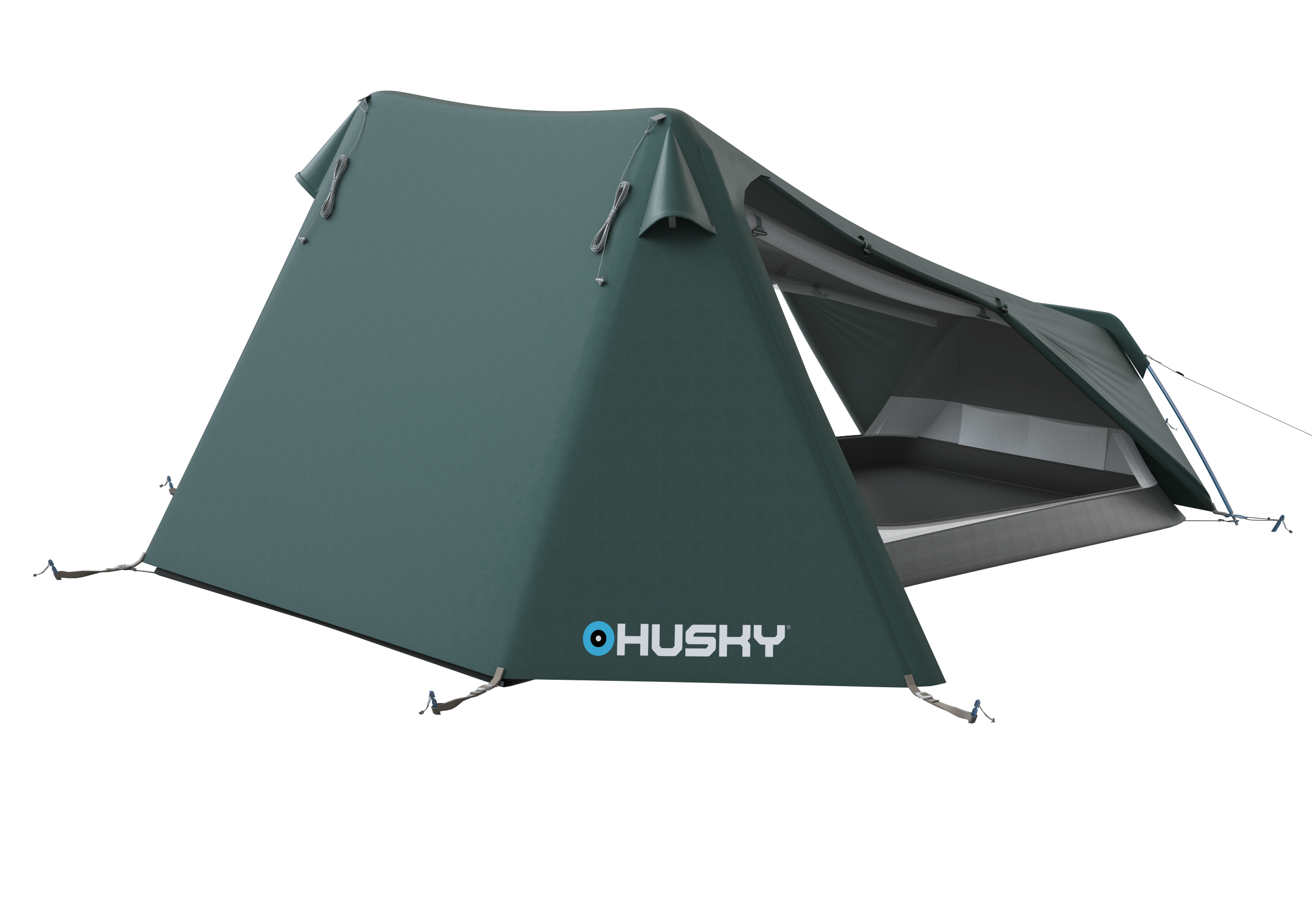 Husky Sawaj Peak 3 ultraľahký stan pre 3 osoby, dark green