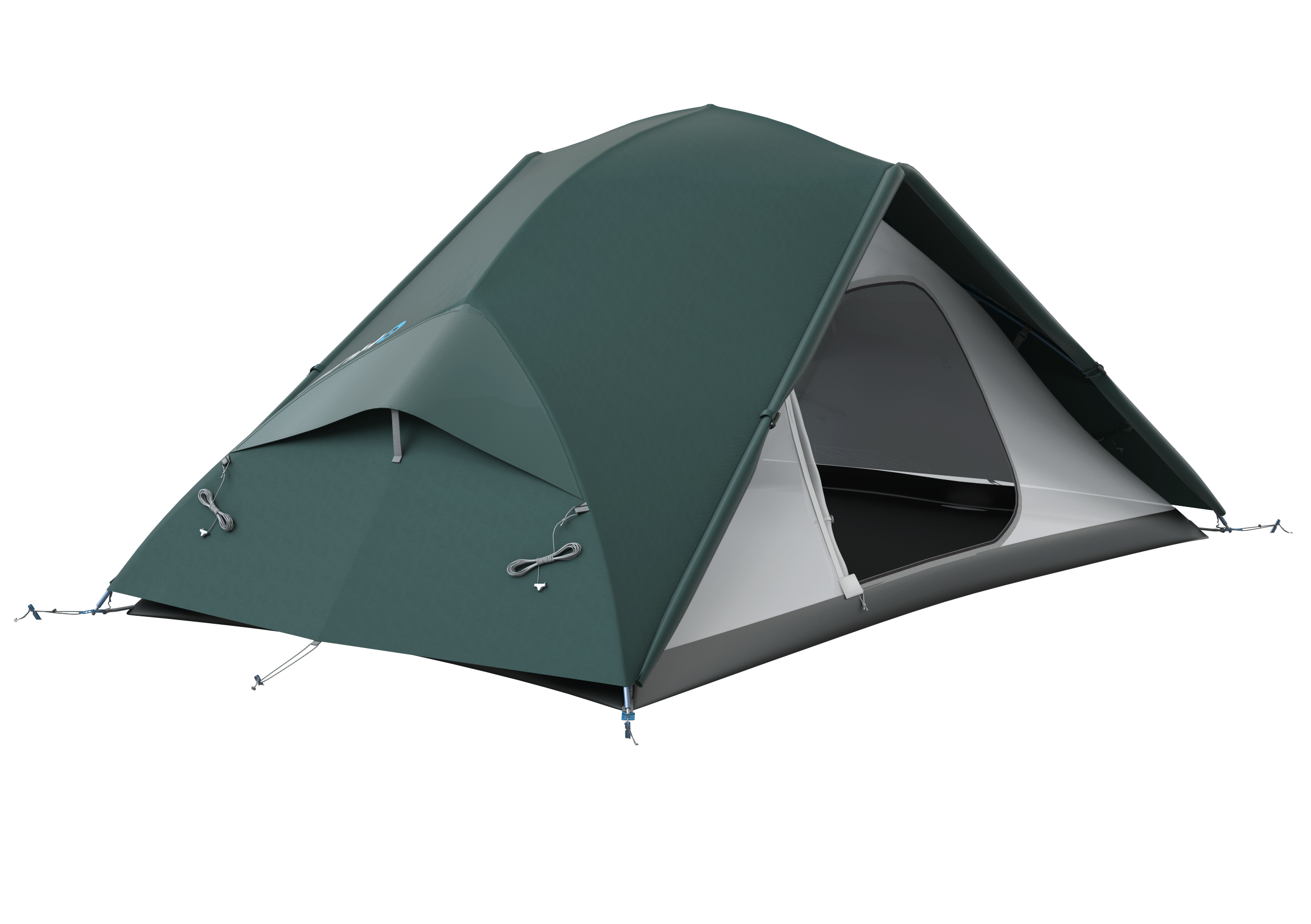 Husky Sawaj Quest 3 ultraľahký stan pre 3 osoby, dark green