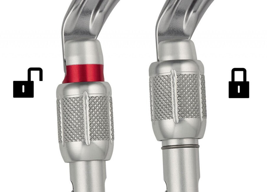 Petzl OK SCREW LOCK ovaler Karabiner mit Schraubverriegelung