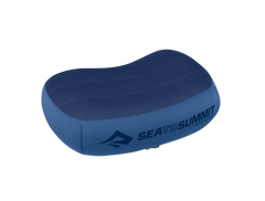 Sea to Summit Aeros Premium Travel Pillow, Regular, Navy Blue