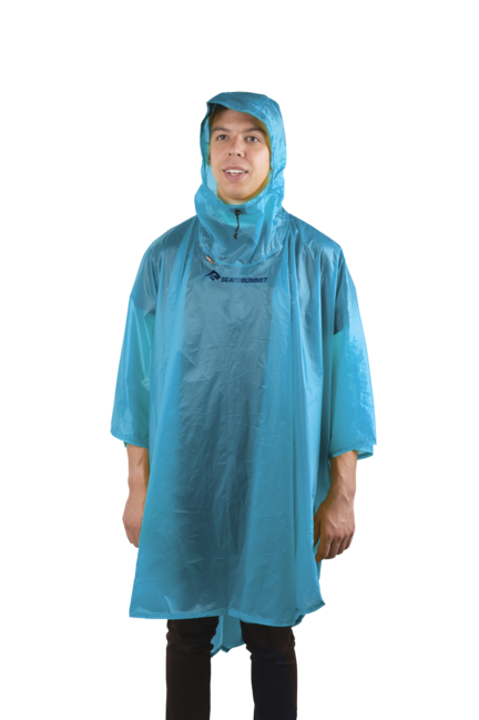 SEA to Summit Ultra-Sil Nano Poncho, blau