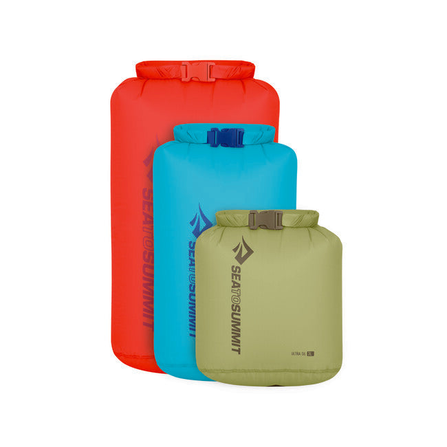 SEA to Summit Set aus wasserdichten Ultra-Sil-taschen, 3, 5, 8L, mehrfarbig
