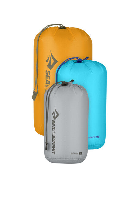 SEA to Summit Set aus wasserdichten Ultra-Sil-taschen, 3, 5, 8L, mehrfarbig