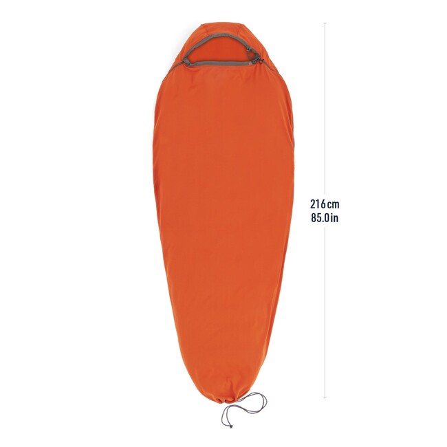 SEA to Summit Reactor Fleece Schlafsack-Einlage Standard orange