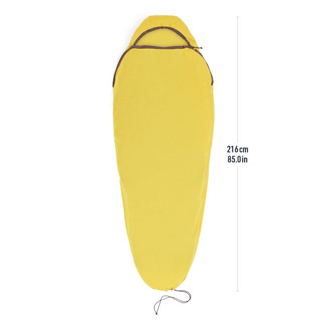 SEA to Summit Reactor Schlafsack-Einlage Standard gelb