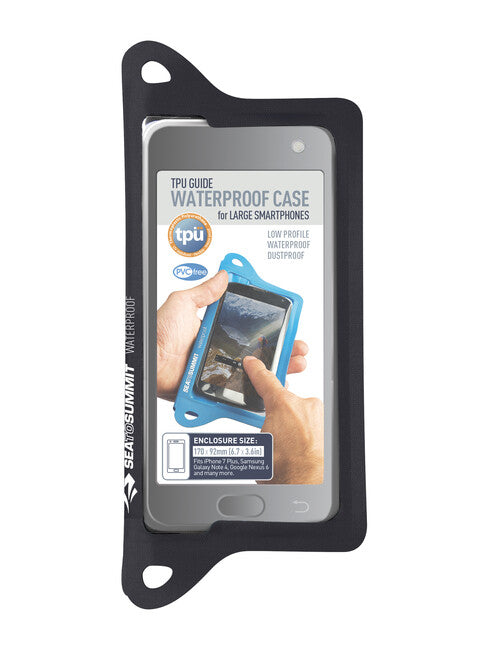 SEA to Summit Guide TPU wasserdichte Handytasche, XL, schwarz