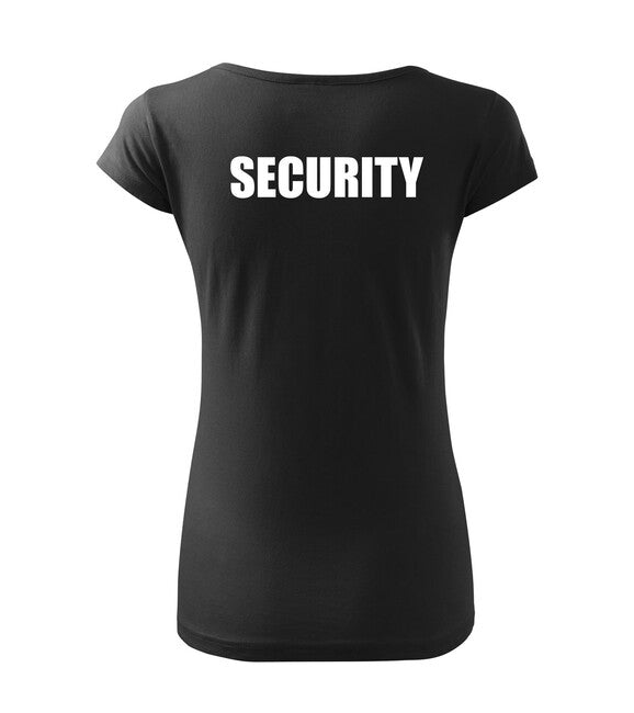 DRAGOWA damen T-shirt SBS Security Schwarz
