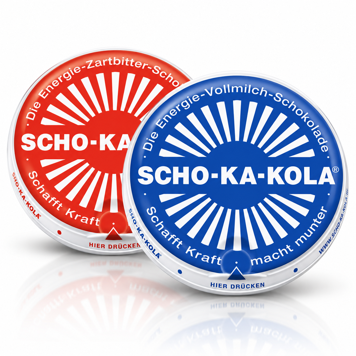 Scho-Ka-Kola: σοκολάτα γάλακτος + μαύρη σοκολάτα