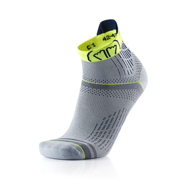 Sidas socken, grau/gelb