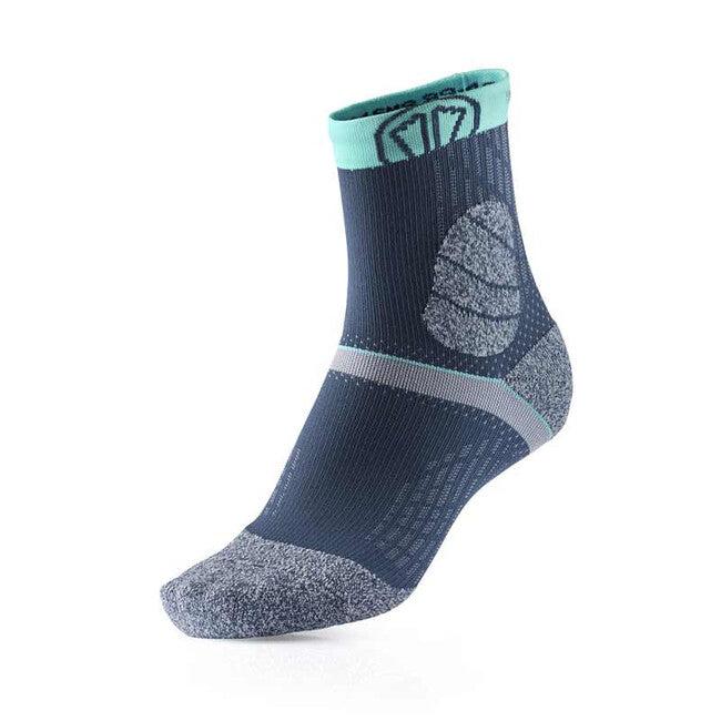 Sidas Trail Protect socken, grau/türkis