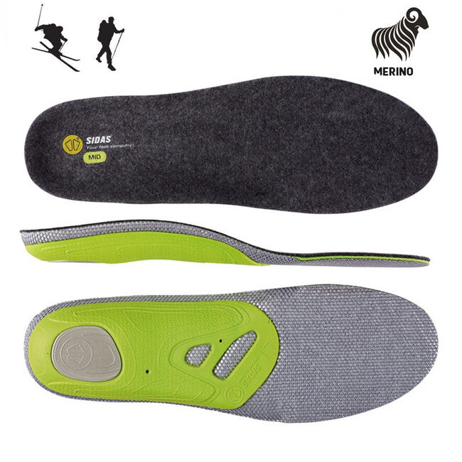 Sidas 3Feet Merino Mid Schuheinlagen