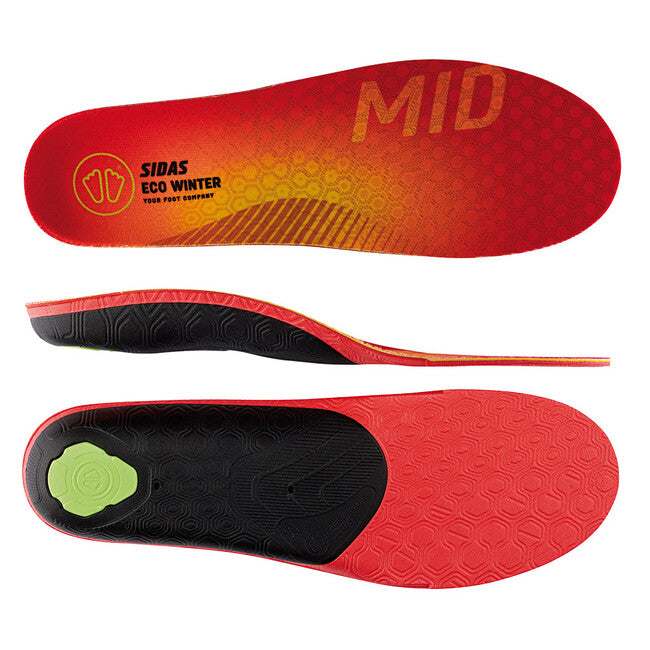 Sidas 3Feet Eco Winter Mid Einlegesohlen mit Unterstützung