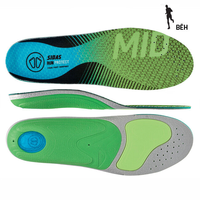Sidas Run Support Einlegesohlen 3Feet Protect Mid