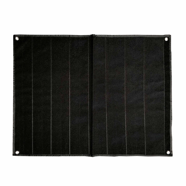WARAGOD Small Velcro Panel Blanket mit 4 Ösen schwarz