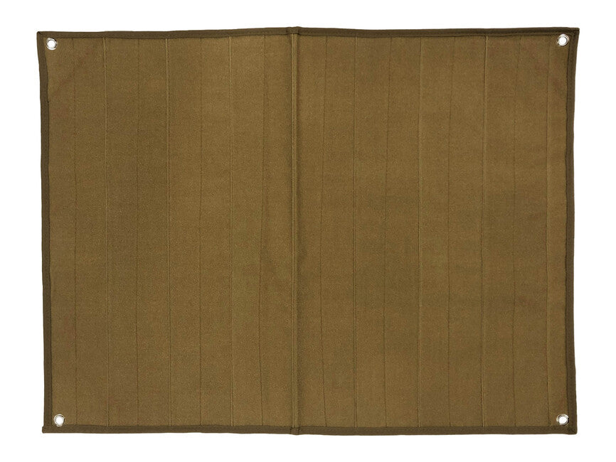WARAGOD Small Velcro Panel Blanket mit 4 Ösen Tan