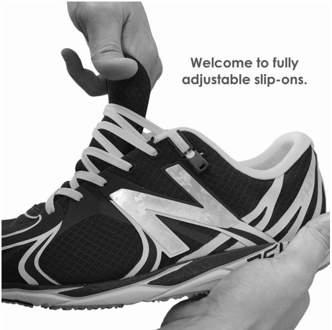 Xpand Elastic Shoe Laces, Black
