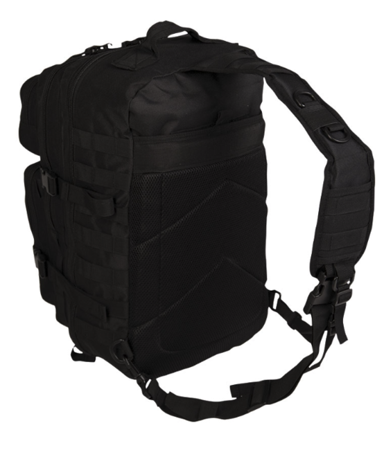 Mil-Tec Assault large Eingurtrucksack schwarz 29 l