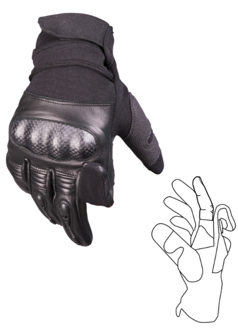 Mil-Tec Gen. II taktische handschuhe, schwarz