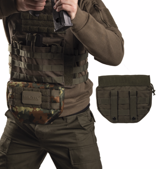 Mil-Tec Drop Down tasche, oliv
