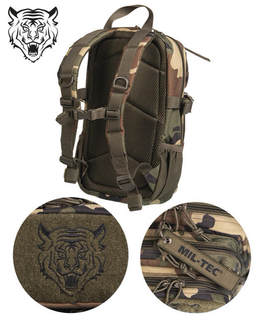 Mil-Tec US Assault woodland, 14L