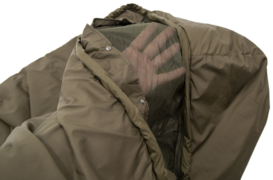 Carinthia Tropen schlafsack mit netz, oliv