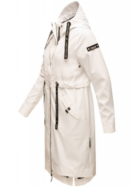 Navahoo JOSINAA damen Übergangsjacke mit Kapuze, weiß