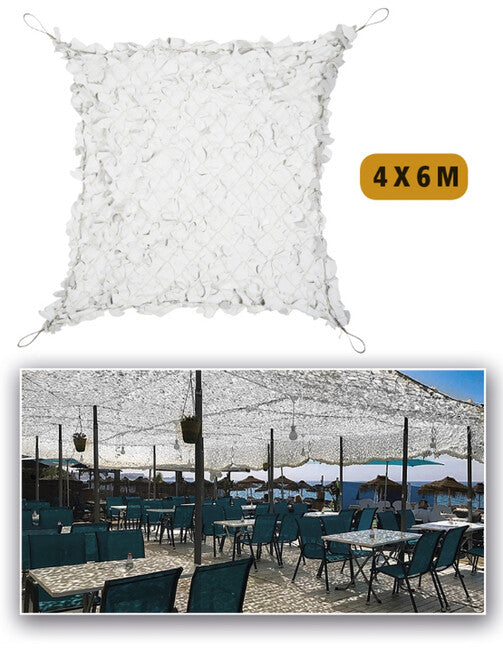 Mil-Tec WHITE 4X6 'SHADOW PLATE' BREIT