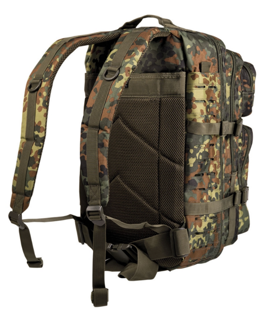 Mil-Tec US Assault Large Laser Cut Rucksack flecktarn 36 l
