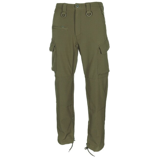 MFH Allround Softshell Pants, OD Green