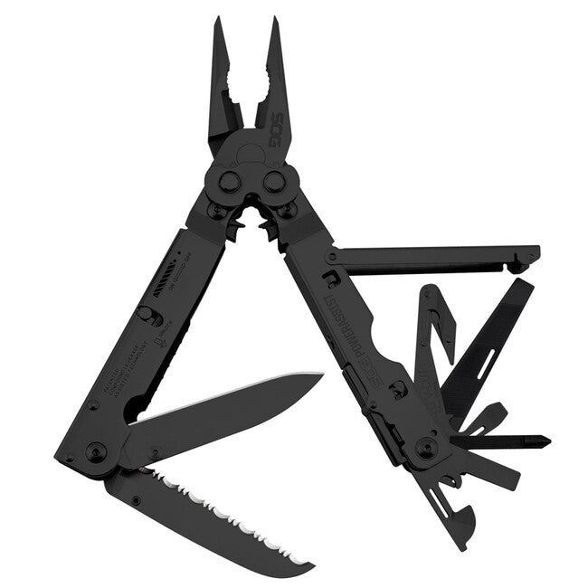 SOG Powerassist - black oxide - NYLON SHEATH