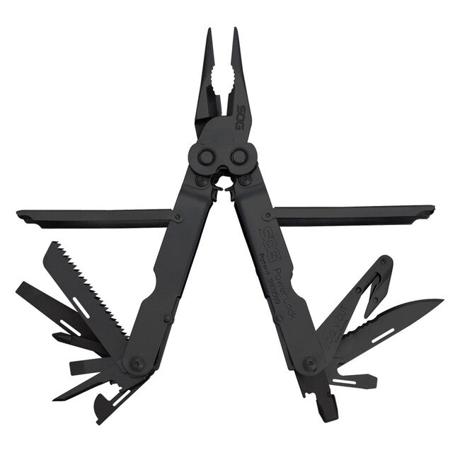 SOG Multi-Tool POWERLOCK EOD W/ V-CUTTER - Black Oxide - NYLON SHEAT