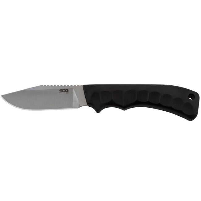 SOG Ace feststehendes messer - stonewash, straight, schwarze schraube